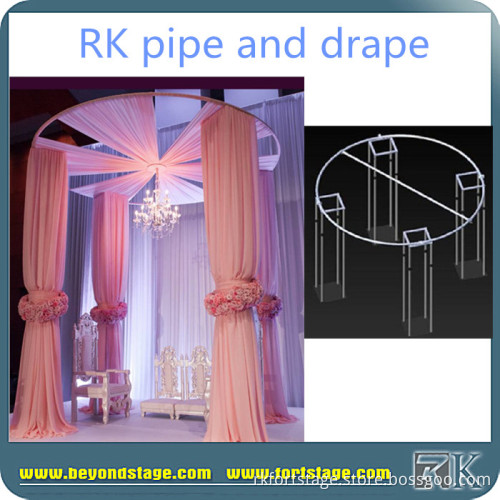 Aluminum Pipe and Drape/pop up Wedding Backdrop Decoration stand